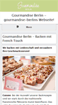 Mobile Screenshot of gourmandise-berlin.com