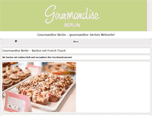 Tablet Screenshot of gourmandise-berlin.com